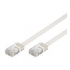 Goobay 1m RJ-45 Cat6 Cable Vit nätverkskablar