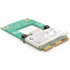 DeLOCK 65228 nätverkskort/adapters Intern Mini PCIe,mSATA