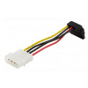 Kabel SATA-ström 4pin Molex - SATA (ha-ho) vinklad