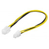 Förlängningskabel Ström 4-pin för ATX12V (30cm)