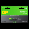 Batterier AAA (LR3) 10-pack GP Ultra Plus Alkaline
