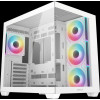 Chassi - DeepCool CG530 4F med 4 Fläktar, Vit