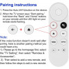 Google Chromecast Google TV fjärrkontroll