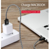 USB-C till USB-A Dux Ducis Slitstark kabel