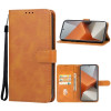 Fodral Xiaomi Redmi Note 13 Pro+ - Konstläder Brun