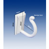 Expokrok liten med skumtejp vit 102335