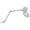 Förstoringsglas 125mm med klämma o LED lampa 570Lm 44872
