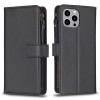 Fodral iPhone 12 / 12 PRO - 9 kortplatser svart 101943