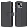 Fodral iPhone 14 PLUS - 9 kortplatser svart 101939