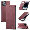 Fodral iPhone 14 PRO - CaseMe Plånbok Vinröd 101508