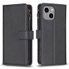 Fodral iPhone 15 PLUS - 9 kortplatser svart 101946
