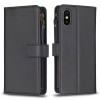 Fodral iPhone XS / X - 9 kortplatser svart 101929
