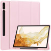 Fodral Samsung Galaxy Tab S9+ / S9 FE+ 3Fold Rosa 102144