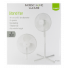 Fläkt - Golvfläkt 50W Vit Nordic Home Culture FD-40E