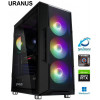 NET2WORLD URANUS Stationär Gaming dator - PC med Ryzen 5 8400F, RTX 5060 och 32GB DDR5