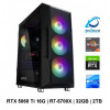 Gamingdator Net2World EXONOX Ryzen 7 5700X RTX 5060 Ti 16GB 32GB RAM 2TB Windows 11