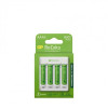 Batteriladdare AA/AAA via USB + 4xAAA batterier GP202234