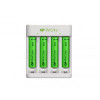 Batteriladdare AA/AAA via USB + 4xAAA batterier