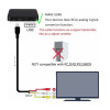 HDMI till RCA x 3 kabel för AV TV Ljud Video