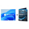 Microsoft Windows 11 + 1 års Internet Security 3-användare installerat