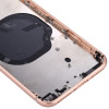 Baksida iPhone 8 med ram knappar korthållare Rosa Skal-i8-02