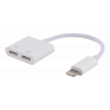 Lightning till Dual Lightning adapter