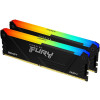 Kingston FURY Beast RGB, DDR4, 3200MHz, 16GB, 2x8gb, CL18, 288-pin, DIMM - KF432C18BB2AK2/16-KO