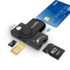 Kortläsare, Minneskort, Smartkort, Simkort - USB 590363