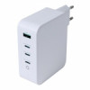 Laddare USB-C 130W GaN 5-20V 1-3A USB-A + 2xUSB-C