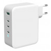 Laddare USB-C 140W GaN 5-20V 2-5A USB-A + 3xUSB-C