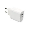 Laddare USB-C 20W GaN 5-20V 1.5-3A USB-A + USB-C