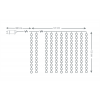 LED gardin 120x120cm 240 dioder inomhus/utomhus LGT-122