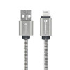 Lightning - USB-A kabel 1m Metall Slitstark