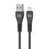 Lightning - USB-A kabel 1m Svart