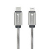 Lightning - USB-C kabel 1m Metall Slitstark