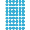 Märketiketter Runda 20mm 50-pack Blå 101715