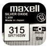 Batteri 315/SR716SW/SR67/SP315/V315/1187SO Japan SR716SW