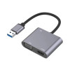 USB-A - HDMI + VGA Adapter Externt Grafikkort
