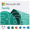 Microsoft Office 365 Family, 6 Användare, Flerspråkig, 1 År, ESD