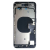 Baksida iPhone 8+ komplett med flexkablar Svart