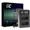 Batteriladdare Canon LC-E8 Laddar 2 batterier
