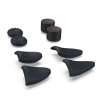 PS5 Handkontroll knappar kit med 8 delar 101401