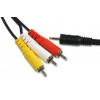 AV Videokabel till digitalkamera 2.5mm - 3 x RCA PSG00500