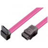 SATA kabel vinklad-rak (0.3m). SATA-03VR