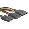 SATA Strömkabel SATA - 2 x SATA (ho-ho) splitter SATA-15H
