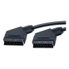 Scart kabel hane - hane (0.5m). DEL-130