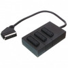 Scart-splitter 1 enhet till 3 enheter SCART-13