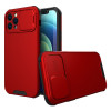 Skal iPhone 12 - Skjutbar Kameraskydd Röd 102259