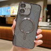 Skal iPhone 16 - Glitter MagSafe Svart