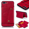 Skal iPhone 7 Plus/8 Plus - Kortplats Magnetisk Rö SK-i070
